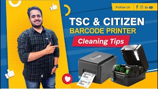 TSC amp Citizen Barcode Printer Thermal Print Head Maintenance Servicing Cleaning Tips PART 3 [upl. by Resneps]