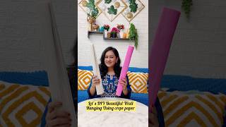 DIY Beautiful Wall Hanging Using Crepe Paper for NavratriDiwali amp Wedding Decoration wallhanging [upl. by Warfold]