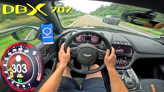 The FASTEST SUV in the WORLD on Autobahn NO SPEED LIMIT [upl. by Alric518]