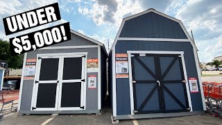 TINY HOME SHEDS UNDER 5K HOME DEPOT SUMMER 2023 [upl. by Cinamod]