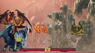 Shara Ishvalda Vs Teostra amp Lunastra FULL FIGHT Turf War [upl. by Eatnoled]