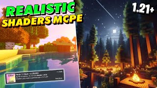 MANTAPZ  TOP 1 SHADERS MCPE 121 amp 120 REALISTIC TERBAIK  NewB Shaders rtx shaders minecraft [upl. by Idnarb]