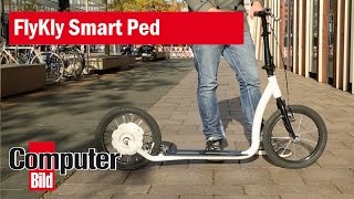 First Look Elektrischer Tretroller FlyKly Smart Ped im Check [upl. by Yticilef]