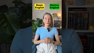 Basic English vs Native English  American English 🇺🇸 english learnenglish [upl. by Tarra]