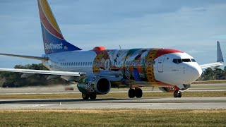 4K PLANE SPOTTING Morning Flights ORLANDO INTERNATIONAL AIRPORT MCO 122920 [upl. by Emmalyn]