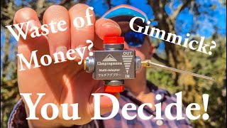 HOW TO Use the Campingmoon Gas Transfer Device to Refill Your Backpacking Fuel Canisters  GWorks [upl. by Terrijo603]