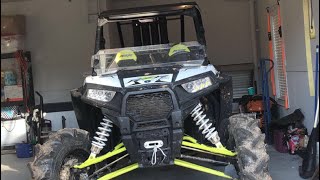 How to change CVT drive belt on 2018 Polaris Rzr 1000 [upl. by Georgeanna]