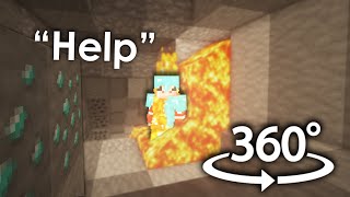 360° POV You are a Diamond Ore and Watch Me Die Twice to Lava [upl. by Damek596]