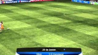 CL 2011 PES 2010  Ajax  Benfica  10 [upl. by Anola]