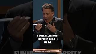 Funniest Celebrity Jeopardy Moments on SNL Shorts [upl. by Hosfmann]