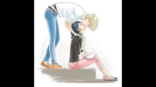 MiraculousMarinette 💕Adrien Shower [upl. by Nilreb508]