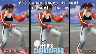 PS2 Games 480p Vs 480i Vs 480i Line 4x  Affros Curiosities [upl. by Tecu]