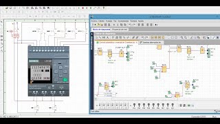Control automático  manual de 2 bombas alternadas con LOGO 8 [upl. by Yblok499]