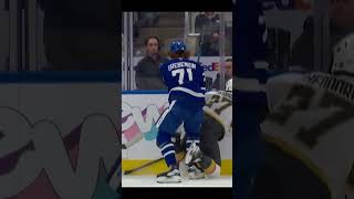 Grebenkin nails Theodore hockey leafs nhl goldenknights [upl. by Aerdnael183]