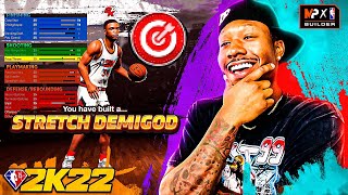 Duke Dennis OFFICIAL NBA 2K22 BUILD 2 WAY STRETCH PLAYMAKER BUILD NBA 2K22 Best Stretch Big Build [upl. by Batsheva319]