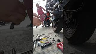 diy cleaning brake master in motorstar Msx125M part2 [upl. by Adelbert782]