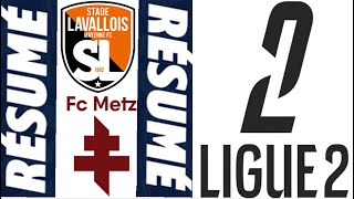 FC Metz  Stade Lavallois 11 Résumé  Ligue 2  20242025 [upl. by Paderna]