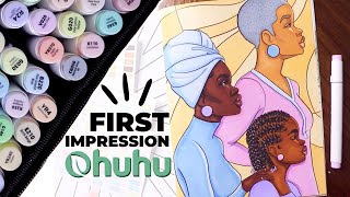 Ohuhu First Impression  ANNOUNCEMENT  Coloring with Coco [upl. by Atilehs303]