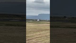 Loganair ATR42 landing at city of Derry airport [upl. by Konstance389]