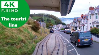 Great Orme Tramway Full Journey To The Top Of The Mountain amp Back Down In Llandudno Tram Cab Ride UK [upl. by Ailel]