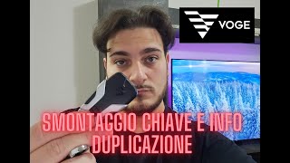 Chiave Voge 900 DSX sostituzione batteria e duplicazione [upl. by Delinda401]