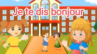 Je te dis bonjour français 4ap سنة رابعة ابتدائي [upl. by Lidah712]