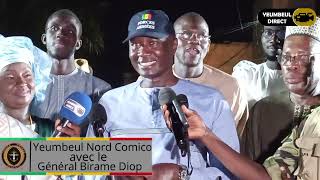 Ministre des Forces Armées Général Birame Diop accueilli en héros à Yeumbeul Comico par les populat [upl. by Camarata]