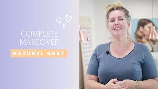 COLOUR MAKEOVER NATURAL GREY HAIR  S2 E9 [upl. by Rhona]