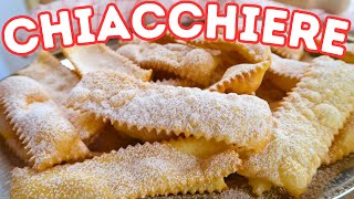 CHIACCHIERE DI CARNEVALE Ricetta Facile  Fatto in Casa da Benedetta [upl. by Tteltrab]