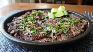 Grilled Mojo Beef  CubanInspired Marinated Skirt Steak Recipe [upl. by Consalve]