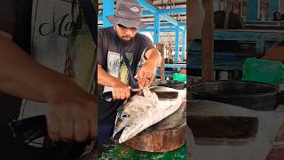 Yellowfin Tuna cutting skills shorts youtubeshorts streetfood [upl. by Nyltiac326]