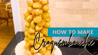 How to Make a Croquembouche  Classic French Pastry Tower [upl. by Iborian]