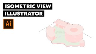 Isometric View of Building using Illustrstor  Architecture Software Tutorials [upl. by Eaton]