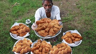 KFC Style Fried Chicken  Crispy Spicy Fried Chicken Cooking by our grandpa for Orphan kids [upl. by Oicafinob545]