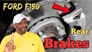 How To Replace Rear Brakes And Rotors On A 20042008 Ford F150 Lariat Crew Cab 2WD [upl. by Sirronal97]