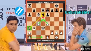 🎦 Unbreakable Vishy Anand vs Magnus Carlsen  Global Chess League 2024 [upl. by Notna]