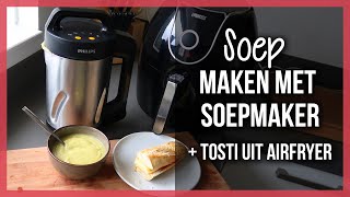 Soep maken met Soepmaker  Makkelijk Snel en Vers Binnen 15 minuten [upl. by Maril696]