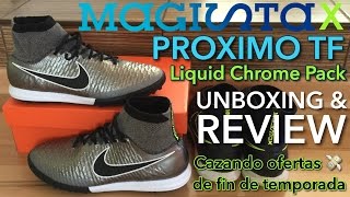 Nike MagistaX Proximo TF quotLiquid Chrome Packquot Unboxing amp Review [upl. by Yekram]