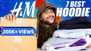 7 Best HampM HoodieSweatshirt Haul for Men 2024 🔥 HampM Winter Hoodies Review India 2024  ONE CHANCE [upl. by Nahs]