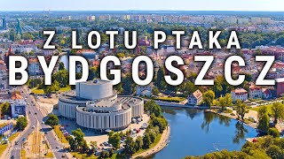 Bydgoszcz z lotu ptaka  4K  POLAND ON AIR by Maciej Margas amp Aleksandra Łogusz [upl. by Jacy]