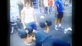 Zyzz ● 55 Kg Dumbbell Press ● HD [upl. by Theodosia]