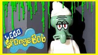 Squidward the Unfriendly Ghost lego spongebob [upl. by Etnoval]