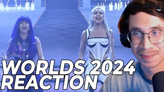 AMAZING YEAR  REACTION to Worlds 2024 Opening Ceremony  Linkin Park Ashnikko amp More [upl. by Aisatan107]