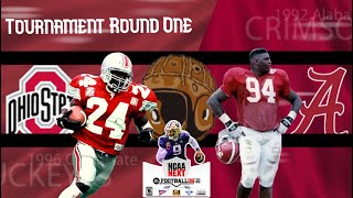 What if the 1996 Ohio State Buckeyes played the1992 Alabama Crimson Tide  all time team tournament [upl. by Aicilyhp]