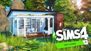 FLOATING TINY HOUSE 🌲  The Sims 4 Tiny Living  Speed Build [upl. by Ueik785]