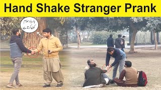 Hand shake strangers prank  Umair Ali [upl. by Grimona]