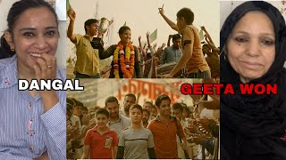 DANGAL  GEETA WON DANGAL  SCENE 5  PAKISTANI REACTION [upl. by Audi407]