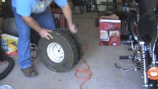 How to Reinflate a Tubeless Tire that is not sealed on the rim [upl. by Zadoc]