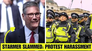 Starmer Humiliated At Protest Against Hamas [upl. by Ule695]