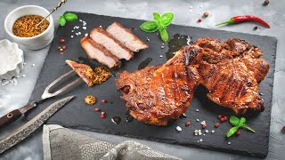 Recette  Côte de porc à la moutarde au Cookeo [upl. by Saduj25]